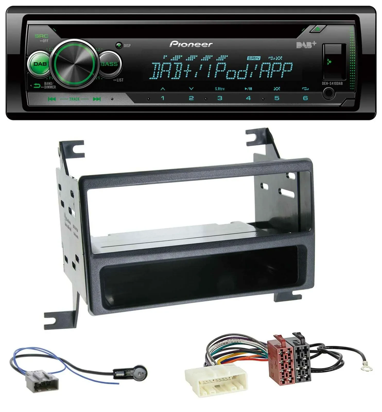 Автомагнитола для Nissan Juke (J15, 2010–2014) Pioneer USB/MP3/DAB/AUX/CD