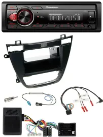 Автомагнитола Pioneer 1 DIN, DAB, USB, MP3, для Opel Insignia (с 2008), черный