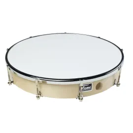 12" Frame Drum Handtrommel Holz Mechanische Stimmung Schlägel Stimmschlüssel