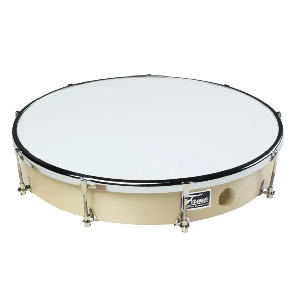 12" Frame Drum Handtrommel Holz Mechanische Stimmung Schlägel Stimmschlüssel
