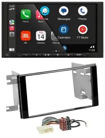 JBL USB 2DIN MP3 Bluetooth AUX Autoradio für Subaru Impreza Forester 07-12