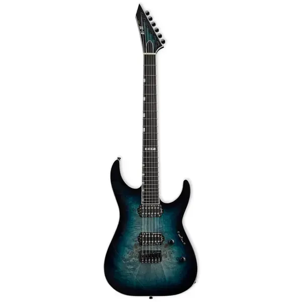 Электрогитара ESP E-II M-II HT Electric Guitar, Mercury Blue Burst w/ Hard Case