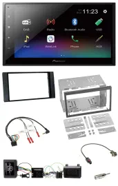 Pioneer USB Bluetooth DAB 2DIN Lenkrad Autoradio für Ford Kuga 2008-12 schwarz