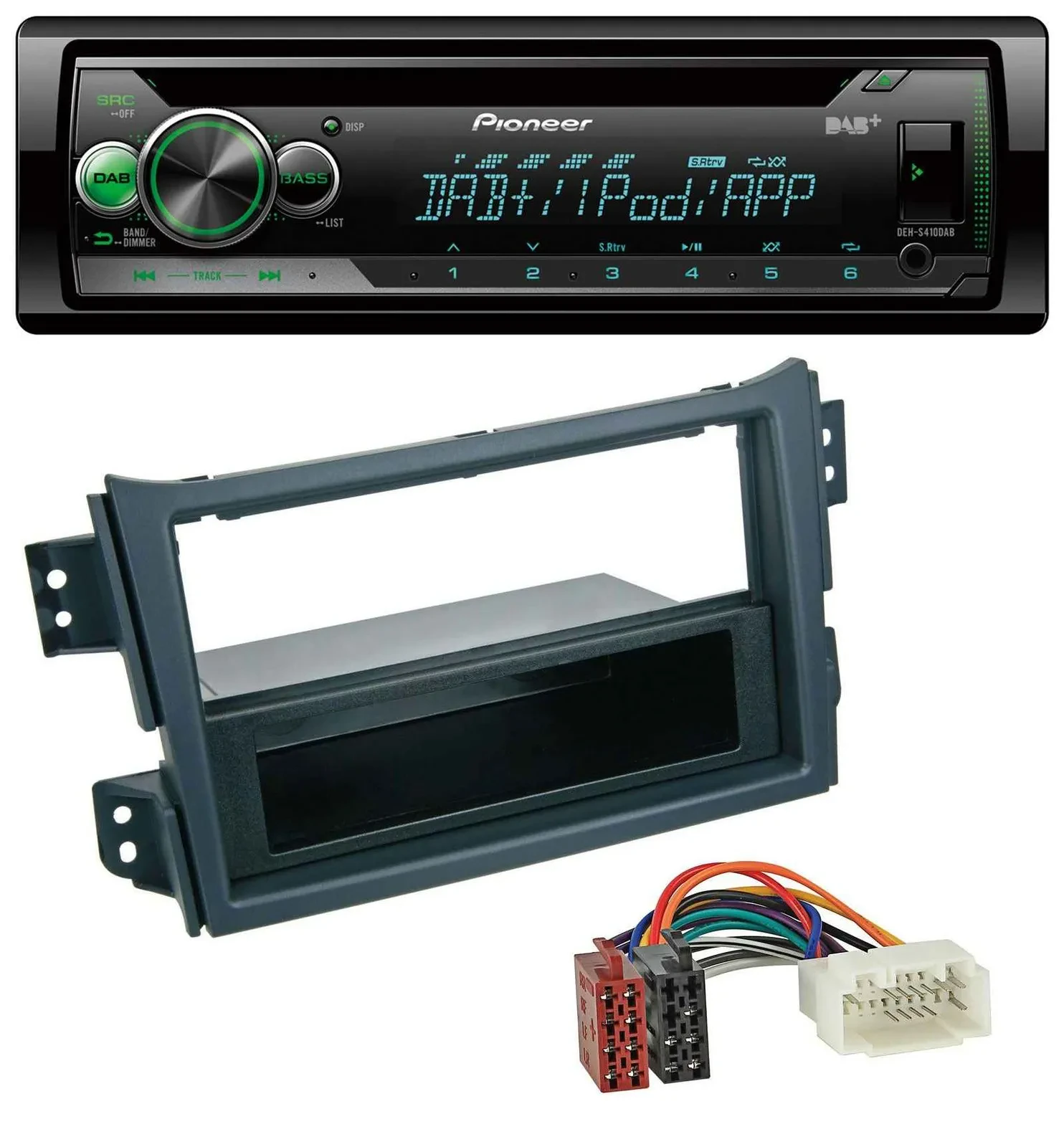 Pioneer USB MP3 DAB AUX CD Autoradio für Opel Agila B 2008-2014 Suzuki Splash