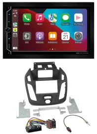 ESX 2DIN DAB USB MP3 Bluetooth Autoradio für Ford Transit 2012-2018 Display Conn