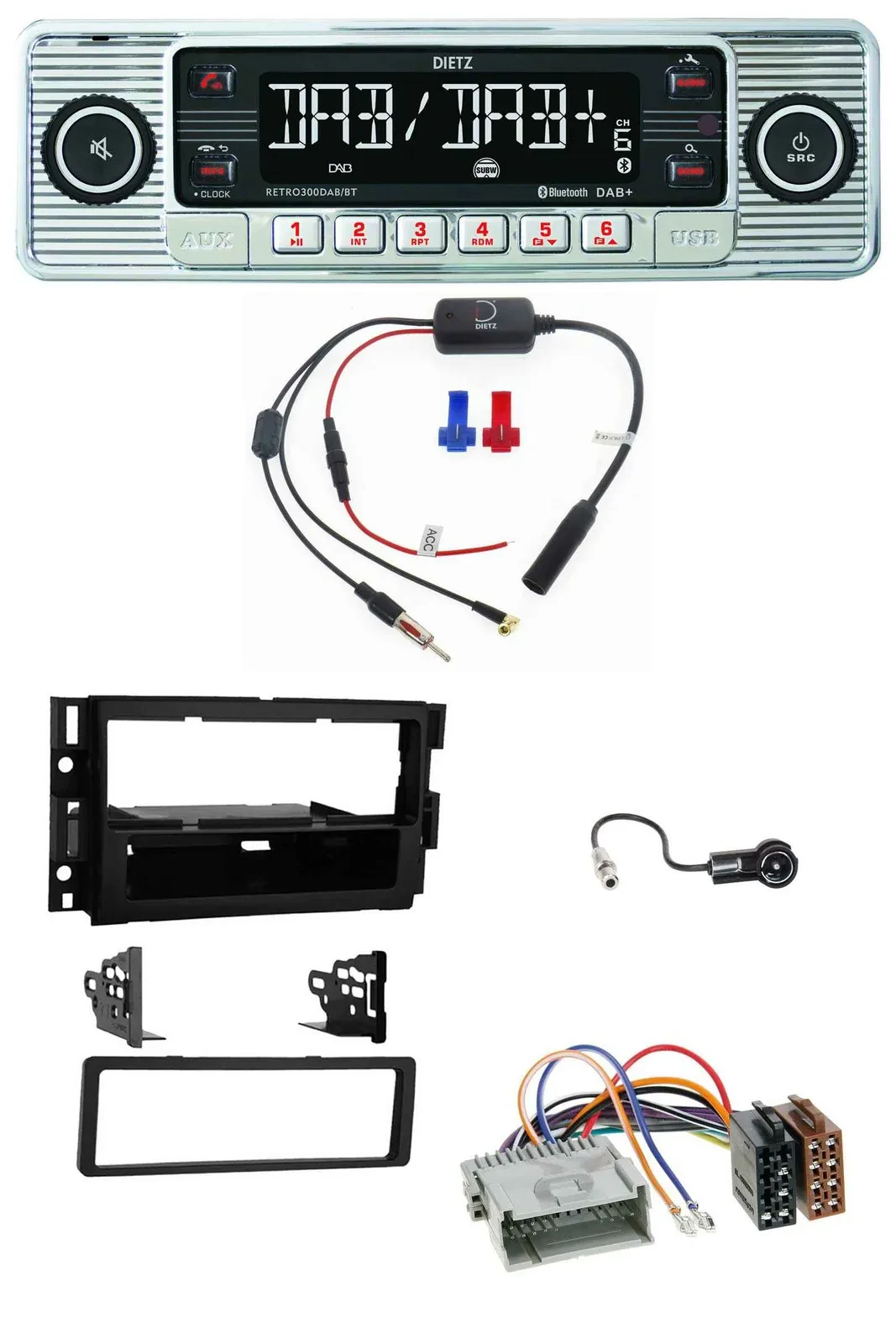 Dietz DAB USB MP3 Bluetooth Autoradio für Buick Enclave 2008-2012 Lucerne 2006-2