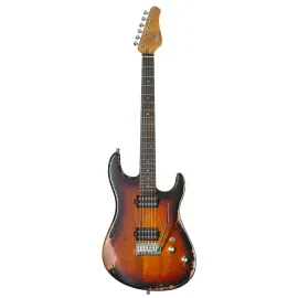 Электрогитара Fame Audio Custom ST RW Worn Sunburst