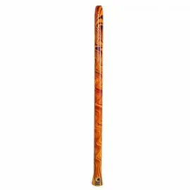 Toca DIDG-DOS Duro Didgeridoo - Orange Swirl