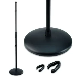 Микрофонная стойка keepdrum MS015 прямая, телескопическая, круглое основание