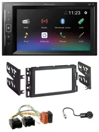 Pioneer DAB MP3 2DIN Bluetooth USB Autoradio für Chevrolet Equinox Impala Monte