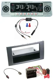 Dietz DAB USB MP3 Bluetooth Autoradio für Ford Focus C-Max Galaxy S-Max 03-07 an