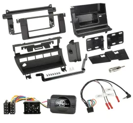 Radioset Lenkradadapter Doppel DIN Autoradio für BMW 3er 1999-2006 5 Schalteröff