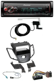 Автомагнитола для Ford Fiesta 2010–2017 (JA8) Pioneer Bluetooth, DAB, USB, MP3, для авто без дисплея