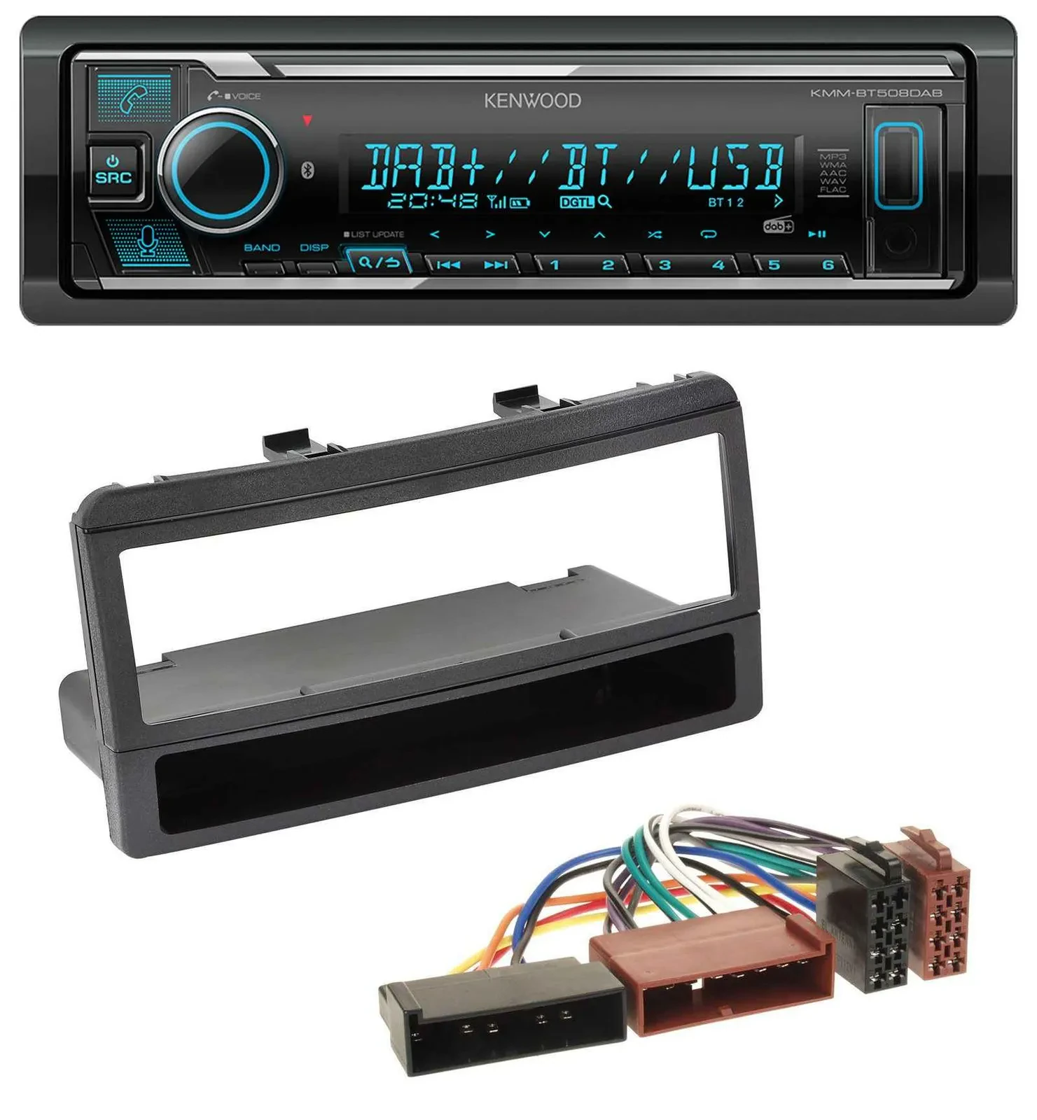Автомагнитола Kenwood Bluetooth MP3 DAB USB для Ford Mondeo/Puma/Transit