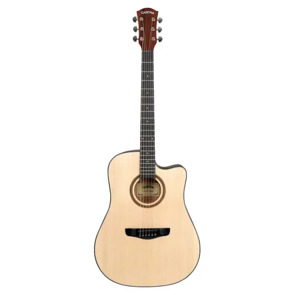 Акустическая гитара Cascha Stage Series CGA200 Dreadnought Natural