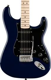 Электрогитара Squier by Fender Sonic Stratocaster HSS, кленовая накладка, темно-синий