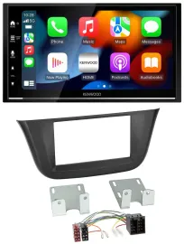 Kenwood DAB USB Bluetooth 2DIN MP3 Autoradio für Iveco Daily (ab 2014)