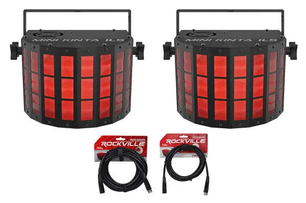 Светодиодный прибор Chauvet DJ Mini Kinta ILS RGBW LED с аксессуарами (пара)