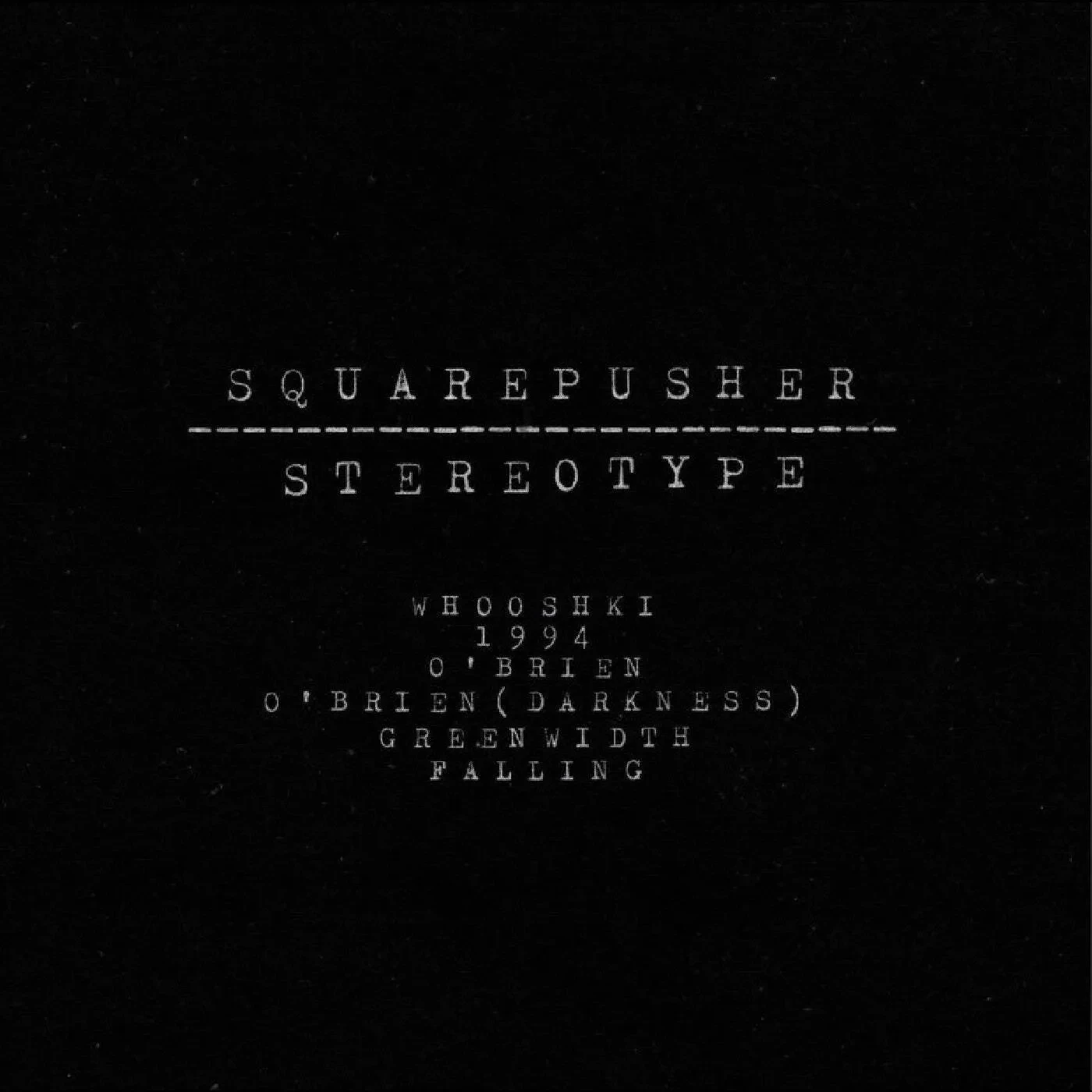Squarepusher - Stereotype NEW Vinyl