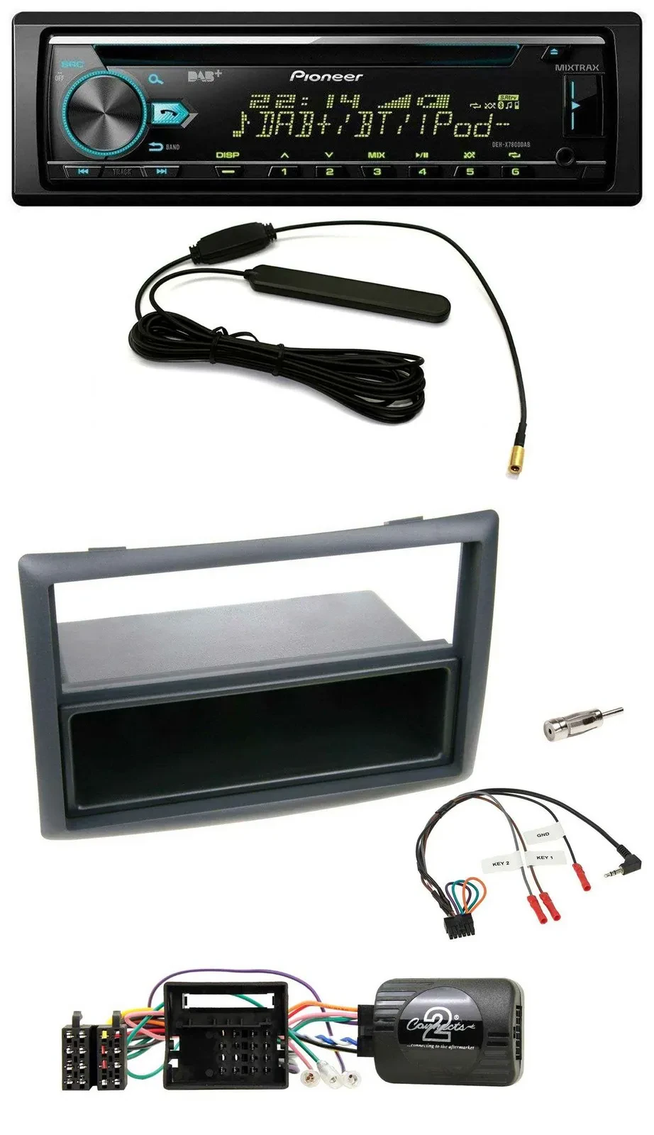 Автомагнитола Pioneer CD/MP3 DAB USB для Renault Megane 2009–2012