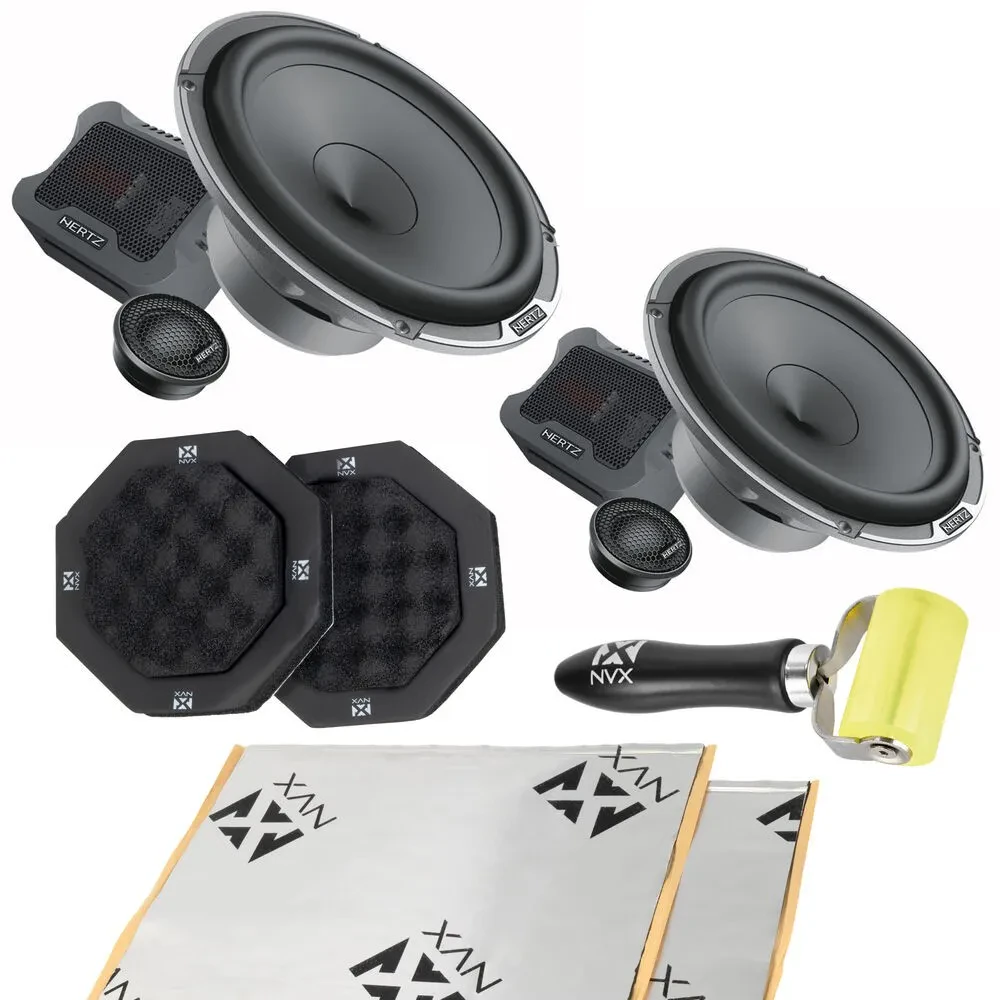 Пассивная акустическая система для автомобиля Hertz MPK165.3 6.5" (набор) с NVX baffles и виброизоляцией