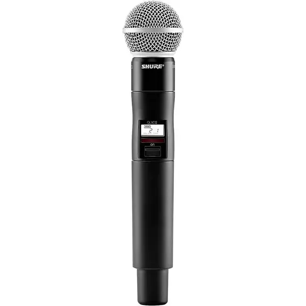 Передатчик для радиосистемы Shure QLXD2/SM58 Wireless Handheld Microphone Transmitter w/SM58 Caps Band J50A