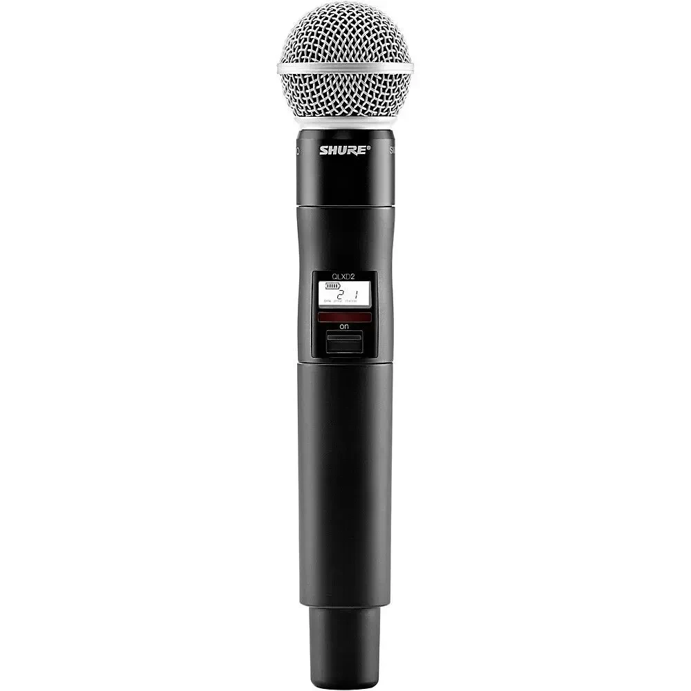 Передатчик для радиосистемы Shure QLXD2/SM58 Wireless Handheld Microphone Transmitter w/SM58 Caps Band J50A