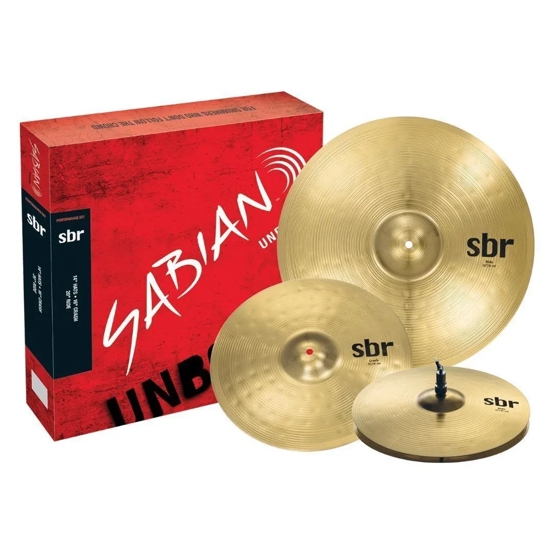 SABIAN SBR Performance Set of Brass Cymbals