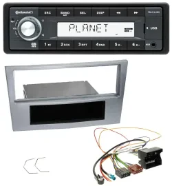 Continental USB MP3 AUX 1DIN Autoradio für Opel Astra H Zafira B Corsa D ab 2005