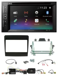 Автомагнитола для Porsche 911 Pioneer 2DIN, Bluetooth, USB, DAB, DVD