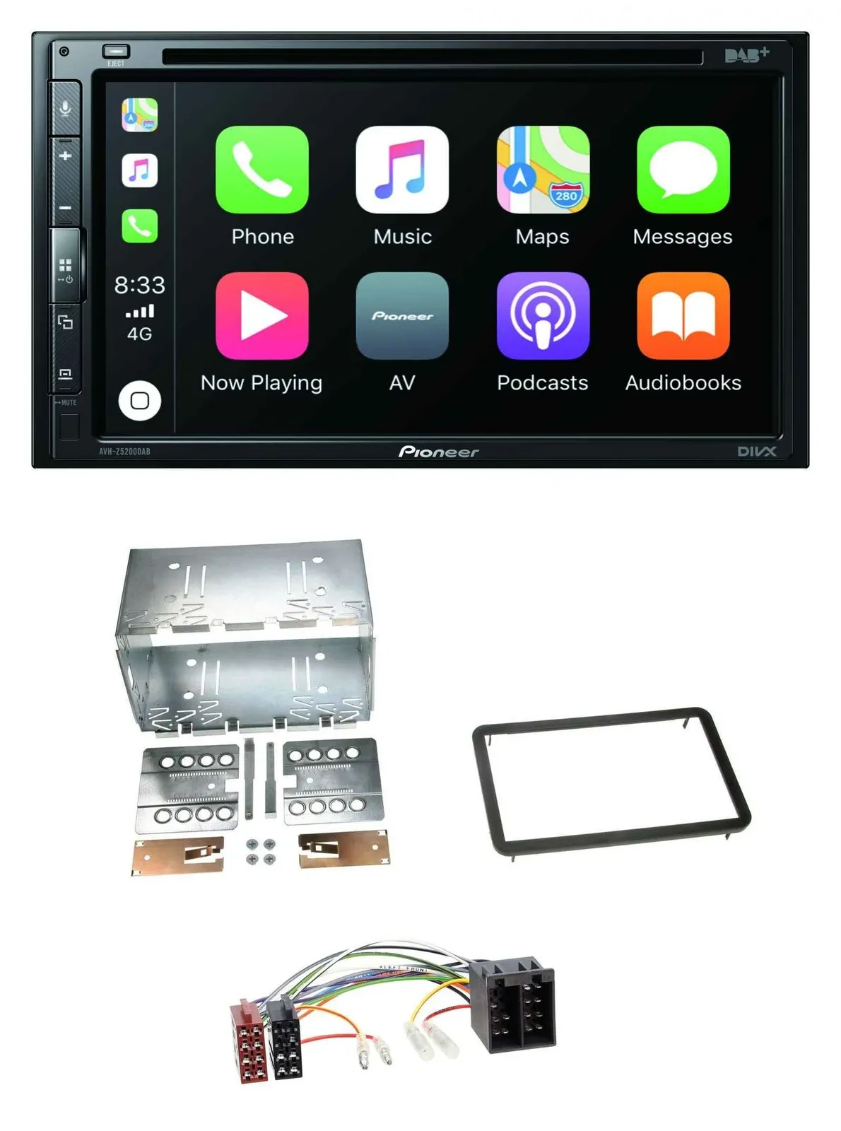Pioneer DVD 2DIN MP3 DAB Bluetooth USB Autoradio für Alfa Romeo 159 Brera Spider