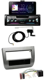 Pioneer DAB Bluetooth MP3 USB Autoradio für Lancia Y (843 03-11) anthrazit