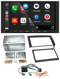 JBL USB 2DIN MP3 Bluetooth AUX Autoradio für Skoda Fabia 6Y Facelift 2004-2007 Q