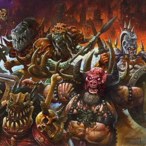 Виниловая пластинка GWAR - The New Dark Ages (BLACK/GOLD MARBLE VINYL) [New Vinyl LP]