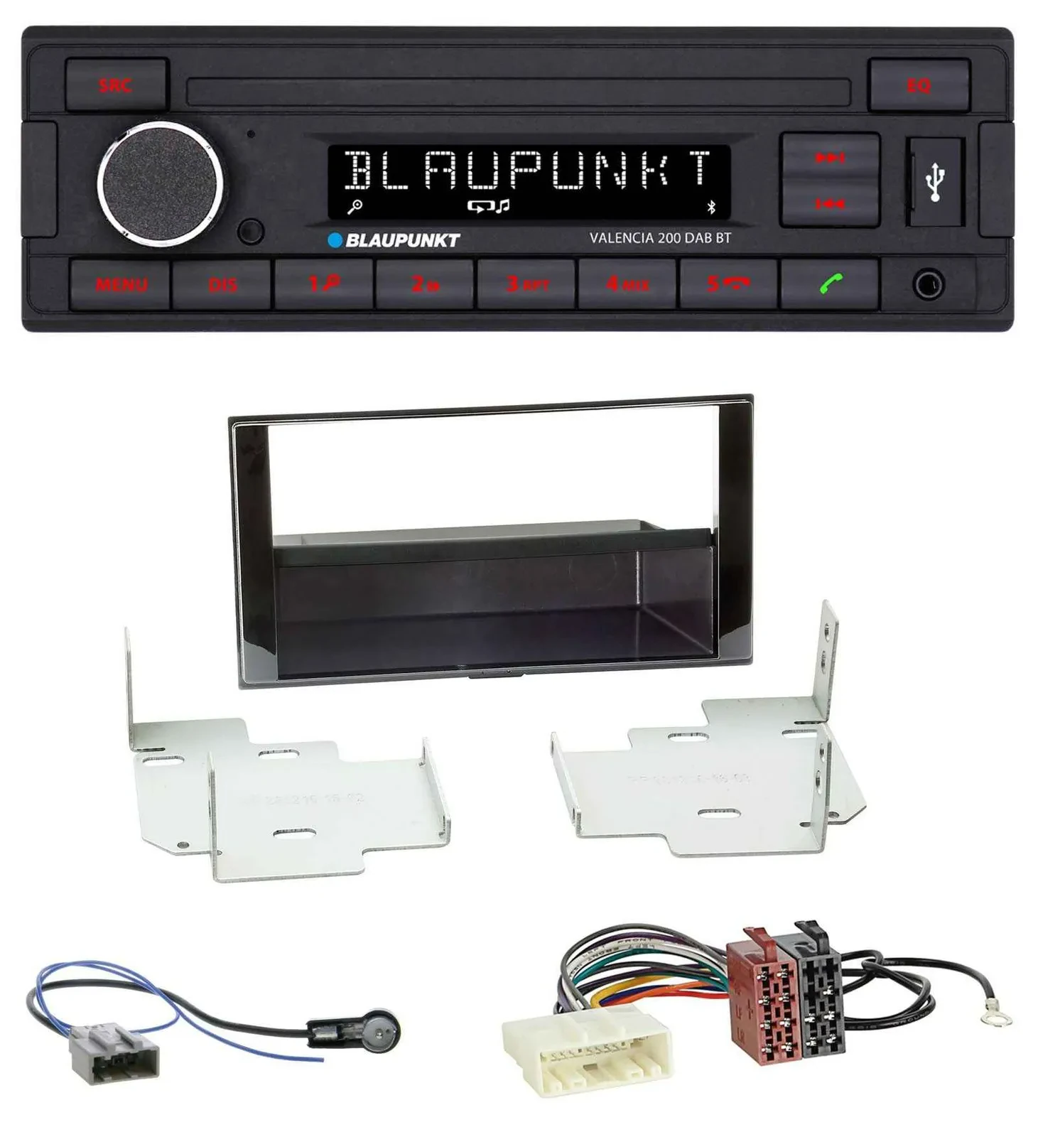 Blaupunkt DAB MP3 Bluetooth USB Autoradio für Nissan Micra, Note (ab 2013)