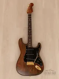 Электрогитара Fender Stratocaster Order Made Walnut Satin Nitro Lacquer Japan 1991 w/gigbag