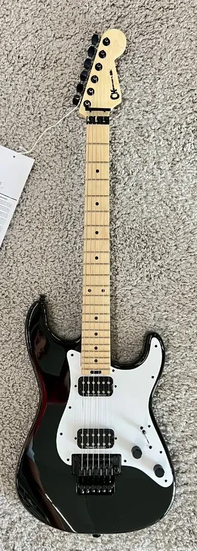 Электрогитара Charvel Pro-Mod So-Cal Style 1 HH FR M, накладка из клёна, черный глянец
