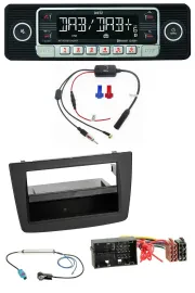 Dietz MP3 DAB Bluetooth USB Autoradio für Alfa Romeo Mito 955 ab 14 schwarz