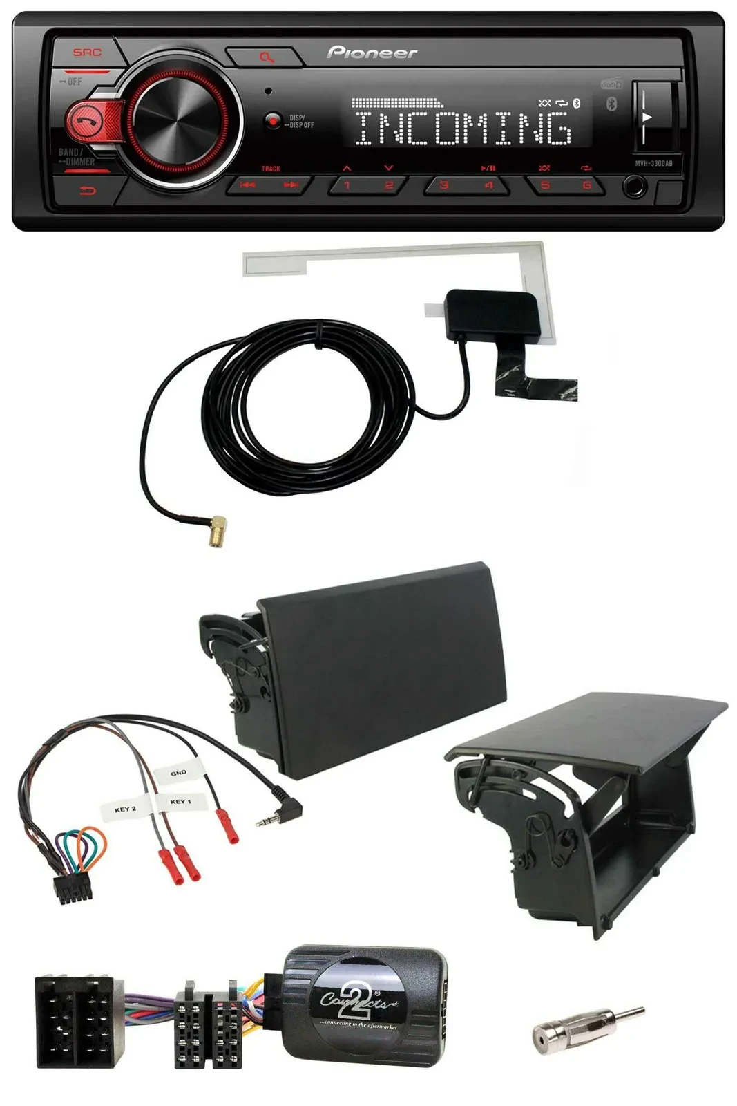 Pioneer MP3 Lenkrad CD DAB USB Autoradio für Citroen Berlingo 1996-2007