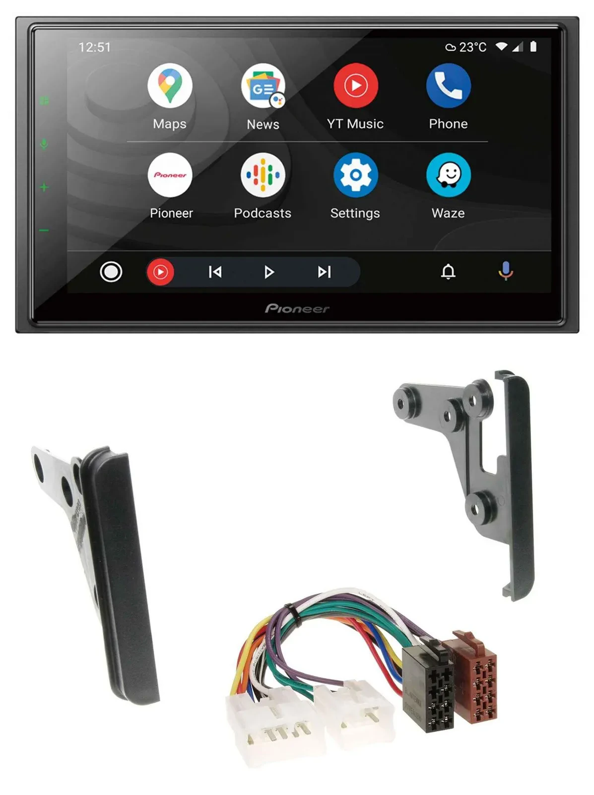 Pioneer USB 2DIN DAB MP3 Bluetooth Autoradio für Toyota 4Runner 03-09 Echo 00-05
