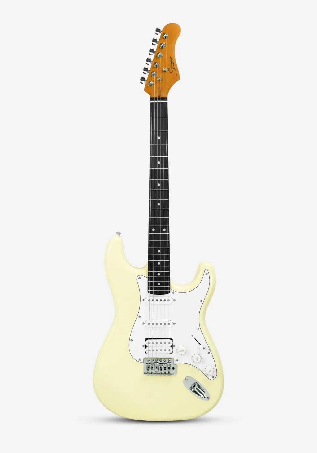 L-G1M-H-VW Электрогитара, белая, Smiger