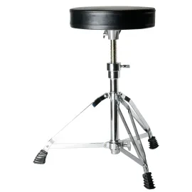 Drumhocker D4001 Doppelstrebig Höhenverstellbar 45-59cm Gummifüße Gepolstert