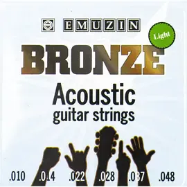 Струны для акустической гитары Emuzin Bronze PB10-48 10-48