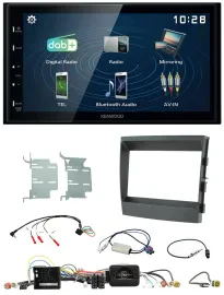 Kenwood 2DIN Bluetooth Lenkrad USB DAB Autoradio für Porsche Panamera 2009-2016