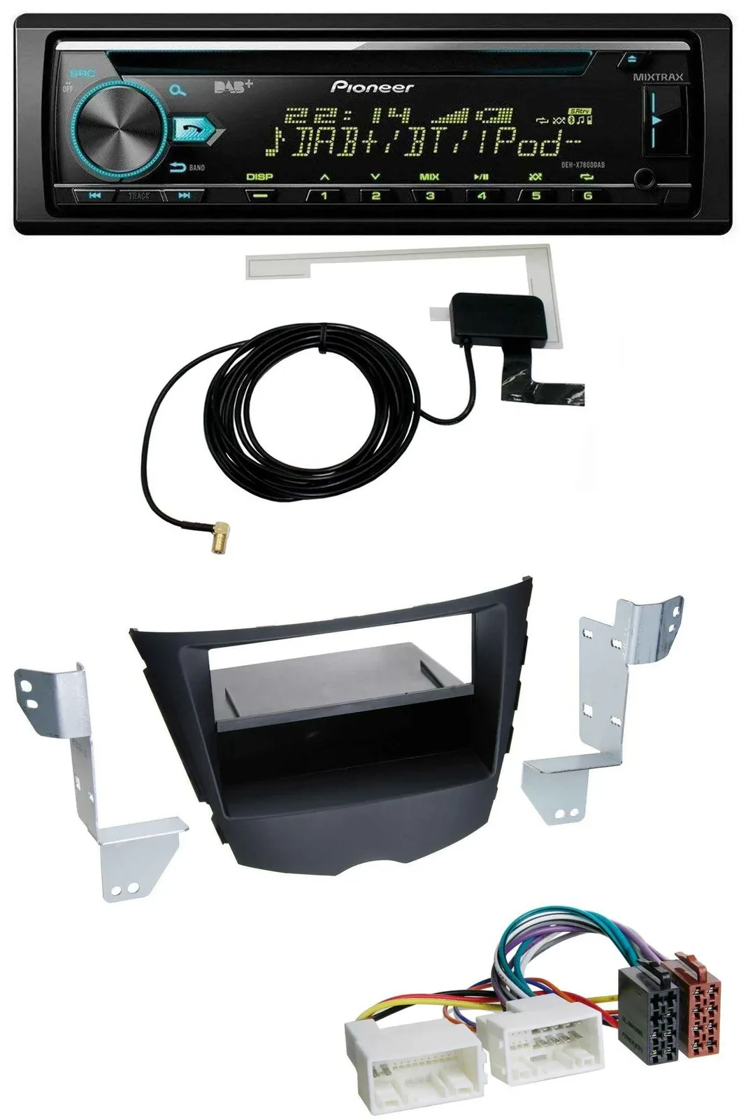 Автомагнитола для Hyundai Veloster (с 2011) Pioneer CD USB DAB MP3 AUX