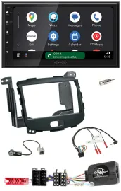 Kenwood DAB Bluetooth USB Lenkrad 2DIN Autoradio für Hyundai i10 09-13 Rubber To