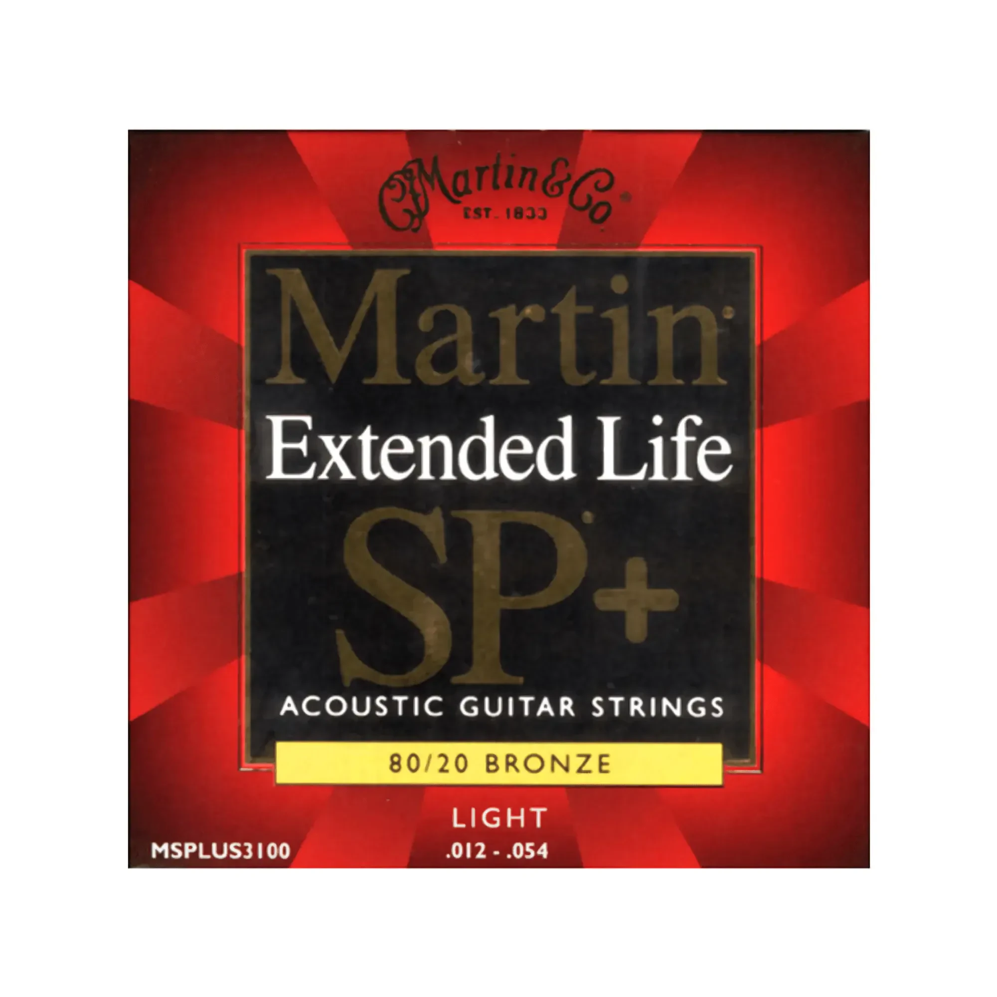 Струны для акустической гитары Martin 41MSPLUS3100 12-54