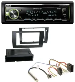 Автомагнитола Pioneer для Audi A4 B6/B7 (2001–2008) DAB, USB, MP3, AUX, CD, ISO