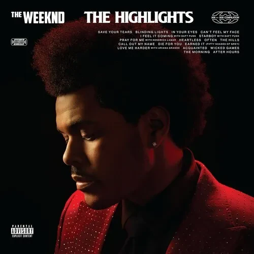Виниловая пластинка The Weeknd - The Highlights [New Vinyl LP] Explicit, Red, Colored Vinyl