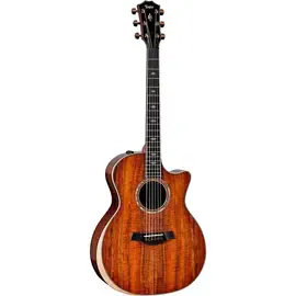 Электроакустическая гитара Taylor Custom All-Koa Grand Auditorium Antique Blond